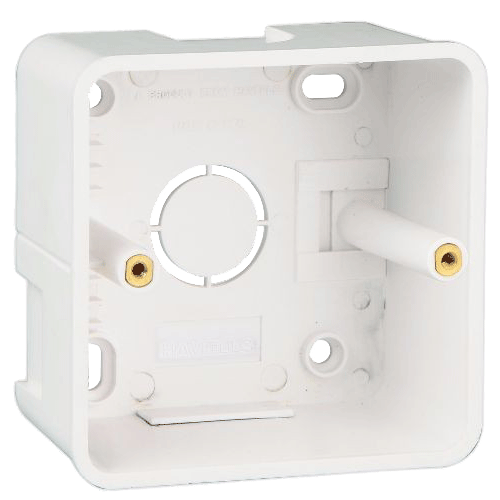 GREAT WHITE MAKE FIANA 1M & 2M SURFACE JUNCTION BOX COLOUR WHITE